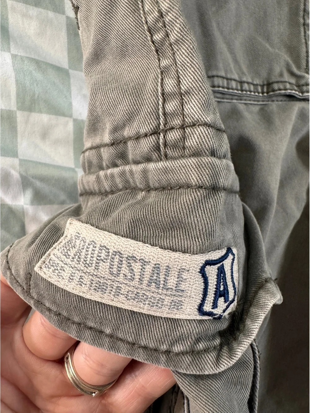 Y2K Aeropostale Authentic Cargo Shorts 34 Waist Cotton Casual